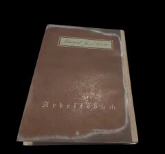 1935 Nazi Almanyası Dönemi  Çalışma Karnesi