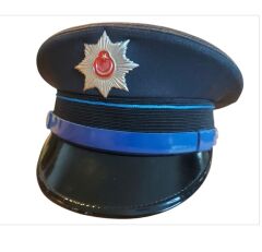 Eski Dönem Çocuk Polis Şapkası (53-54 Numara)