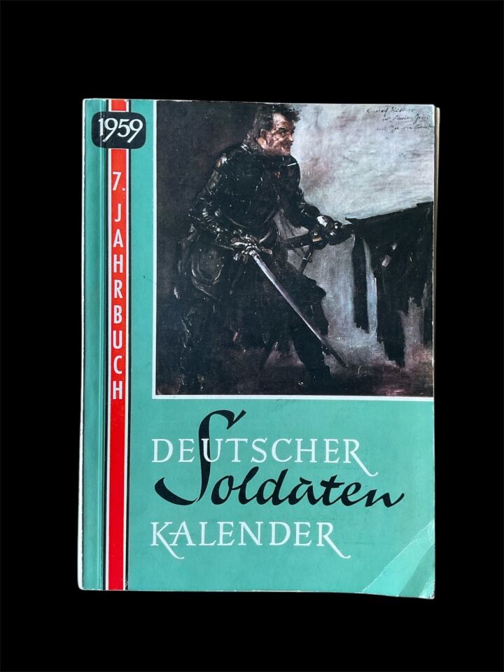 1959 Alman Askeri Propaganda Takvimli Yıl Kitapçığı (222 Sayfa)