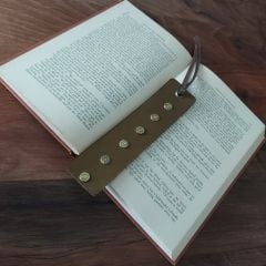 Deri Kitap Ayracı Modeli-1