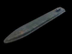 25cm. 1940-1950'ler MKE Damgalı Kasatura Kını