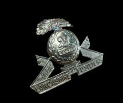 5.5x4.5 cm. İngiltere Mısır Lancashire Piyade Rozeti