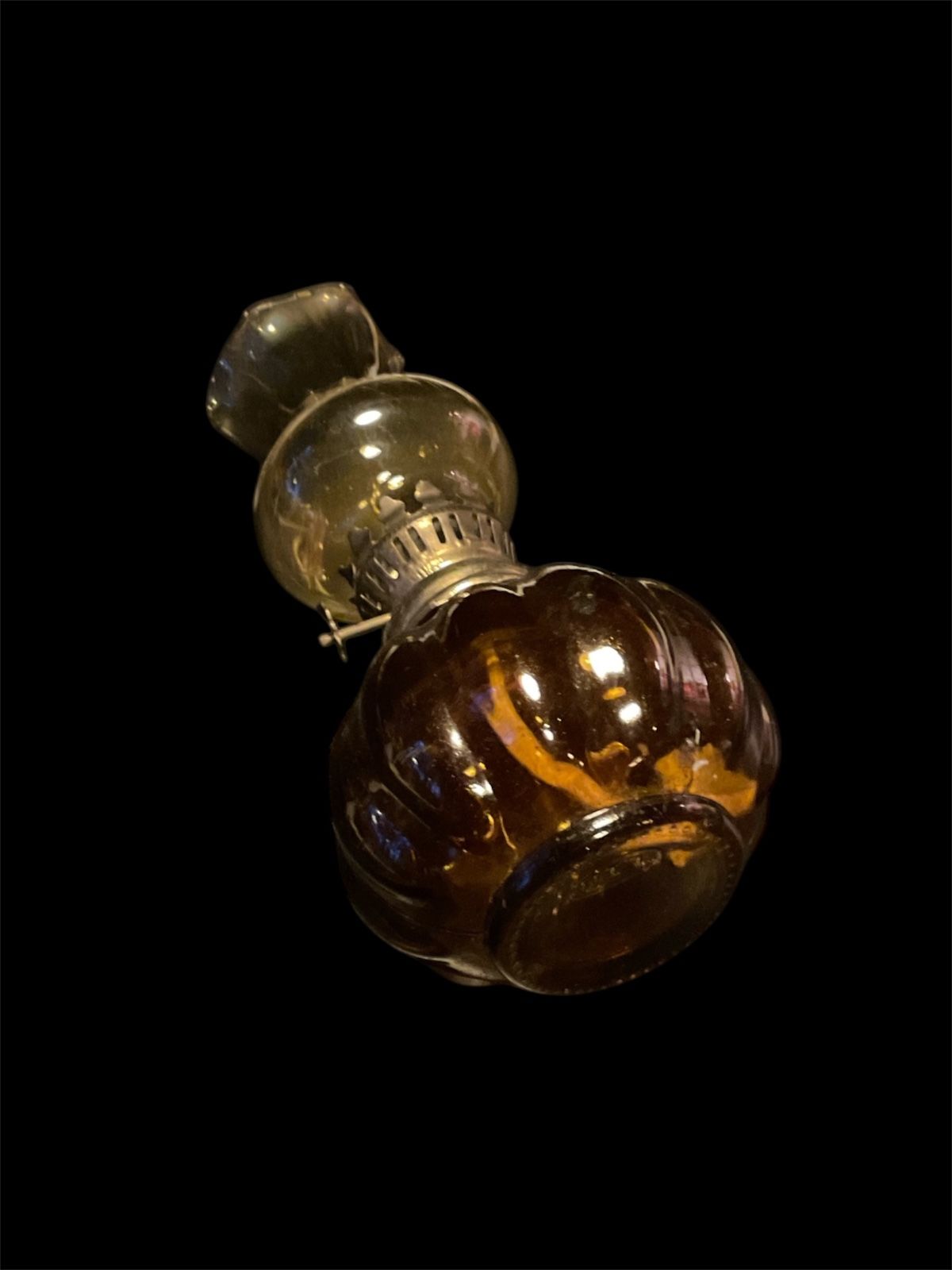18x8 cm. Kahverengi Cam Şinanay Modeli