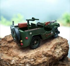 29x15x15 cm. Ww2 Willy's Jeep Metal Askeri Model Araç