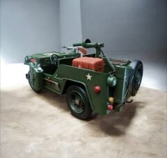 29x15x15 cm. Ww2 Willy's Jeep Metal Askeri Model Araç