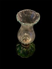 18.5x7.5 cm. Yeşil Cam Şinanay Modeli