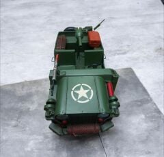 29x15x15 cm. Ww2 Willy's Jeep Metal Askeri Model Araç