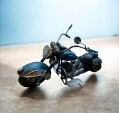 20x12 cm. Harley Davidson (Chopper) Tipi Metal Model Motorsiklet