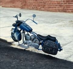 20x12 cm. Harley Davidson (Chopper) Tipi Metal Model Motorsiklet