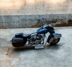 20x12 cm. Harley Davidson (Chopper) Tipi Metal Model Motorsiklet