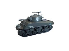 Kutusunda 8.5x4x5 cm. 756th Tank Battalion  5th Army France-1945  M4A3 Sherman Metal Model