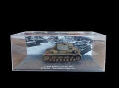 Kutusunda 8.5x4x5 cm. 21Pz.Div.Gabr Saleh Libya-1941  Pz.Kpfw IV Ausf. D (Sd.Kfz.161) Metal Model