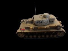 Kutusunda 8.5x4x5 cm. 21Pz.Div.Gabr Saleh Libya-1941  Pz.Kpfw IV Ausf. D (Sd.Kfz.161) Metal Model