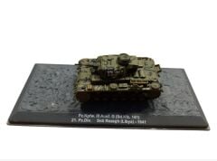 Kutusunda 8x4x5 cm. 21 PzDiv. Sidi Rezegh Libya-1941  Pz.Kpfw III Ausf. G (Sd.Kfz.141) Metal Model