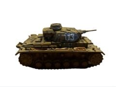 Kutusunda 8x4x5 cm. 21 PzDiv. Sidi Rezegh Libya-1941  Pz.Kpfw III Ausf. G (Sd.Kfz.141) Metal Model