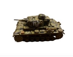 Kutusunda 8x4x5 cm. 21 PzDiv. Sidi Rezegh Libya-1941  Pz.Kpfw III Ausf. G (Sd.Kfz.141) Metal Model