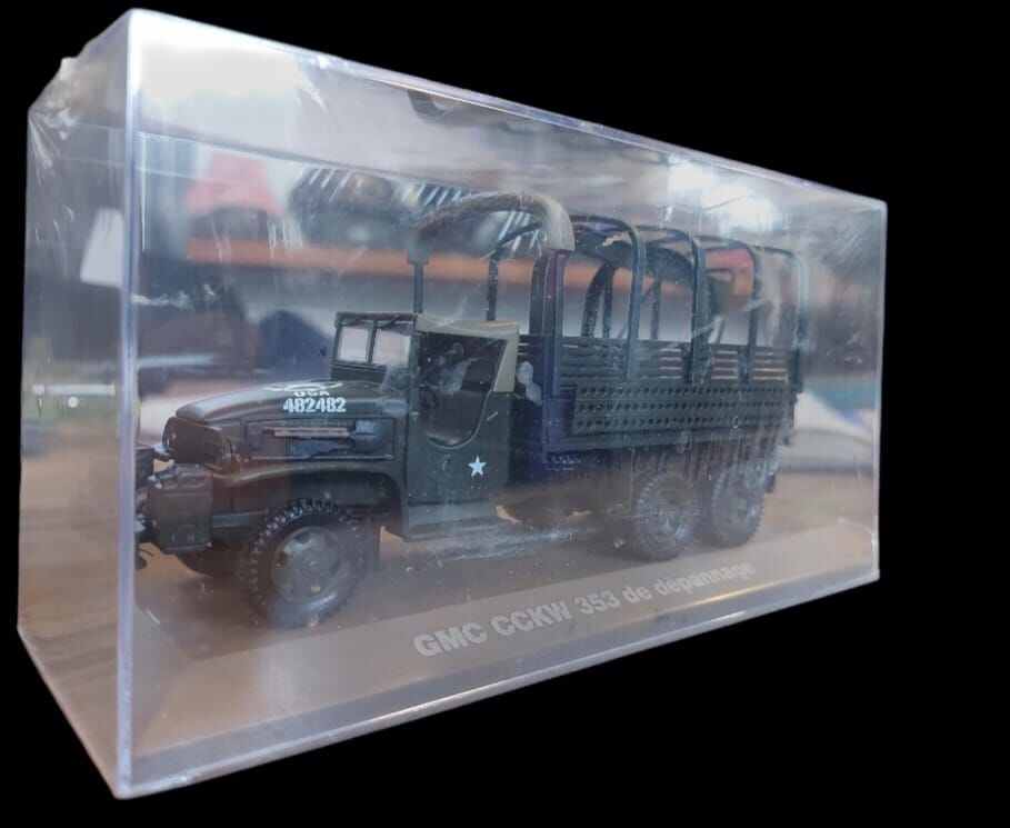 Açılmamış Kutusunda 1/43 Ölçek GMC CCKW 353 Metal Model Askeri Araç