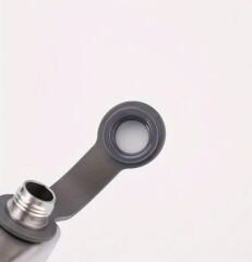 Haki-Metalik Renk 9oz Köşeli Model 304 Paslanmaz Matara