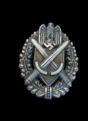 4x5.7 cm. Wehrmacht Genel Hücüm Nişanı (Allgemeines  Sturmabzeichen)