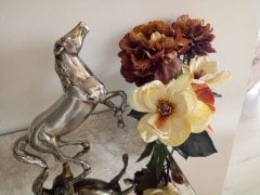 Dekoratif Pirinç At Heykeli