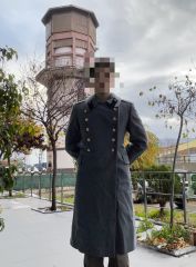 Sovyet Dönemi İletişim Üsteğmen Kaput Unisex (M Beden) Füme Kumaş
