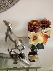 Dekoratif Pirinç At Heykeli