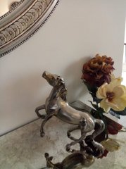 Dekoratif Pirinç At Heykeli