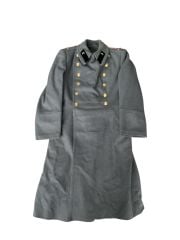 Sovyet Dönemi Piyade Yüzbaşı Kaput Unisex (M-L Beden) Füme Kumaş.