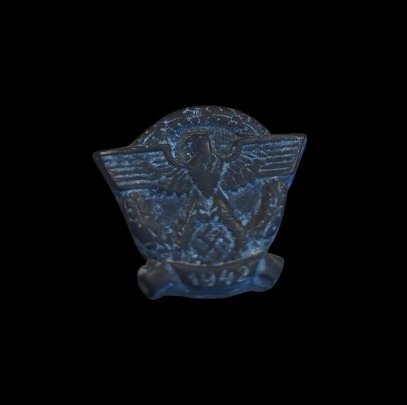 2.5x2.5 cm. Ww2 Alman Polis Yaka İğnesi