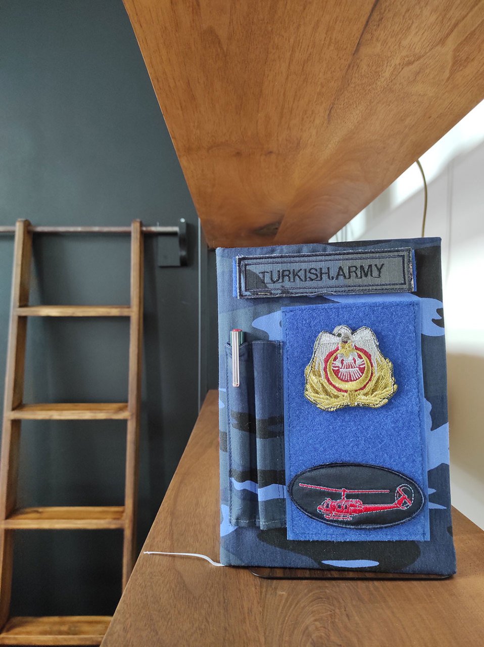 Kamuflaj Kılıflı Kalemlikli Büyük Boy Ajanda (Model-4)