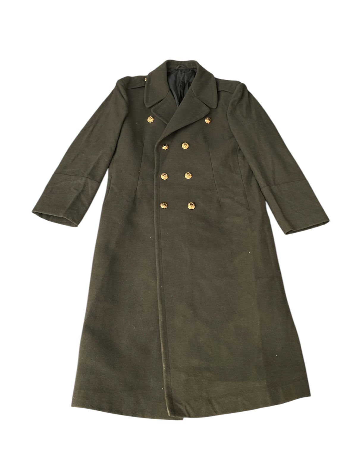 Haki Renk Subay Kaput (Apoletli) Unisex (51 C-D Beden-Sıfır Ürün)