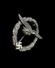 5x5.5 cm. Ww2 Dönemi Alman Luftwaffe Metal Brove