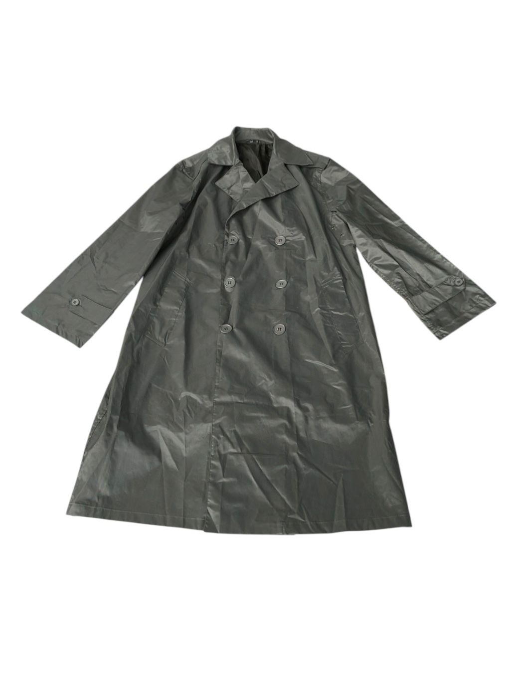 Haki Renk Subay Yağmurluk (Apoletli) Unisex (52 Beden-Sıfır Ürün)