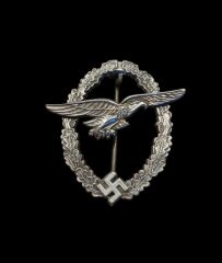 5x5.5 cm. Ww2 Dönemi Alman Luftwaffe Metal Brove