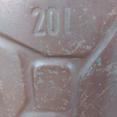 1963 Kahverengi 20 LT Benzin Bidonu