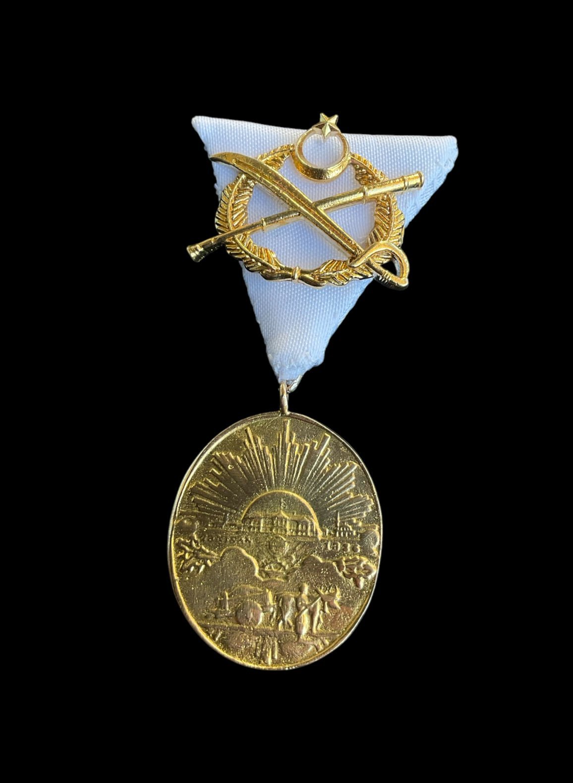 İstiklal Madalyası Beyaz Kuşaklı