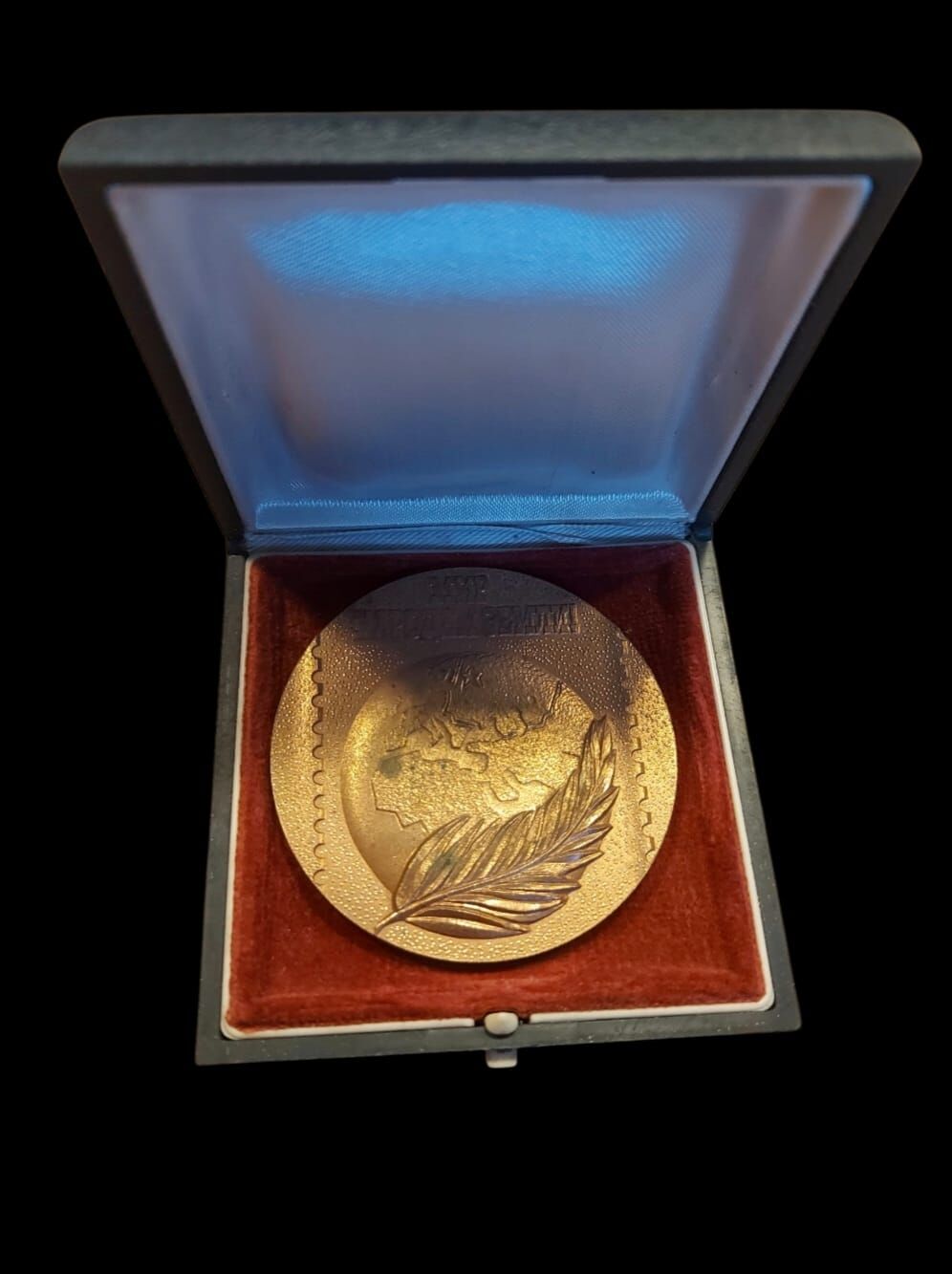 6 cm. Çap Kutusunda SSCB Filateli Madalyon