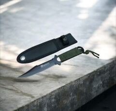 21.5 cm. Böker Kılıfında Çelik Bıçak-Sıfır Ürün