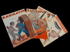 Ww2 Konulu 4 Adet Karikatür Dergisi Lotu (1940 Tarihli)