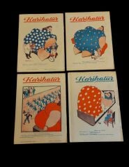 Ww2 Konulu 4 Adet Karikatür Dergisi Lotu (1940 Tarihli)