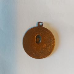Vintage Metal Kartal Kolye Ucu (Çap 3 cm.)