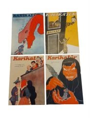 Ww2 Konulu 4 Adet Karikatür Dergisi Lotu-2 (1940 Tarihli)