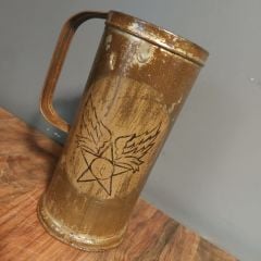 Vintage Military Yağ Kabı