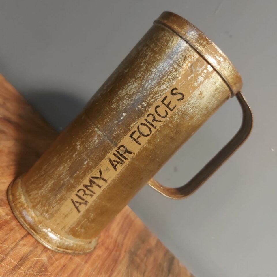 Vintage Military Yağ Kabı