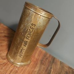 Vintage Military Yağ Kabı