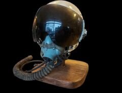 Sovyet Dönemi Hava Kuvvetleri ZSH-5A  MİG-21/MİG-23 Yüksek İrtifa Pilot Başlığı 1970 (Vizörlü Kask-Entegre Oksijen Maskesi)