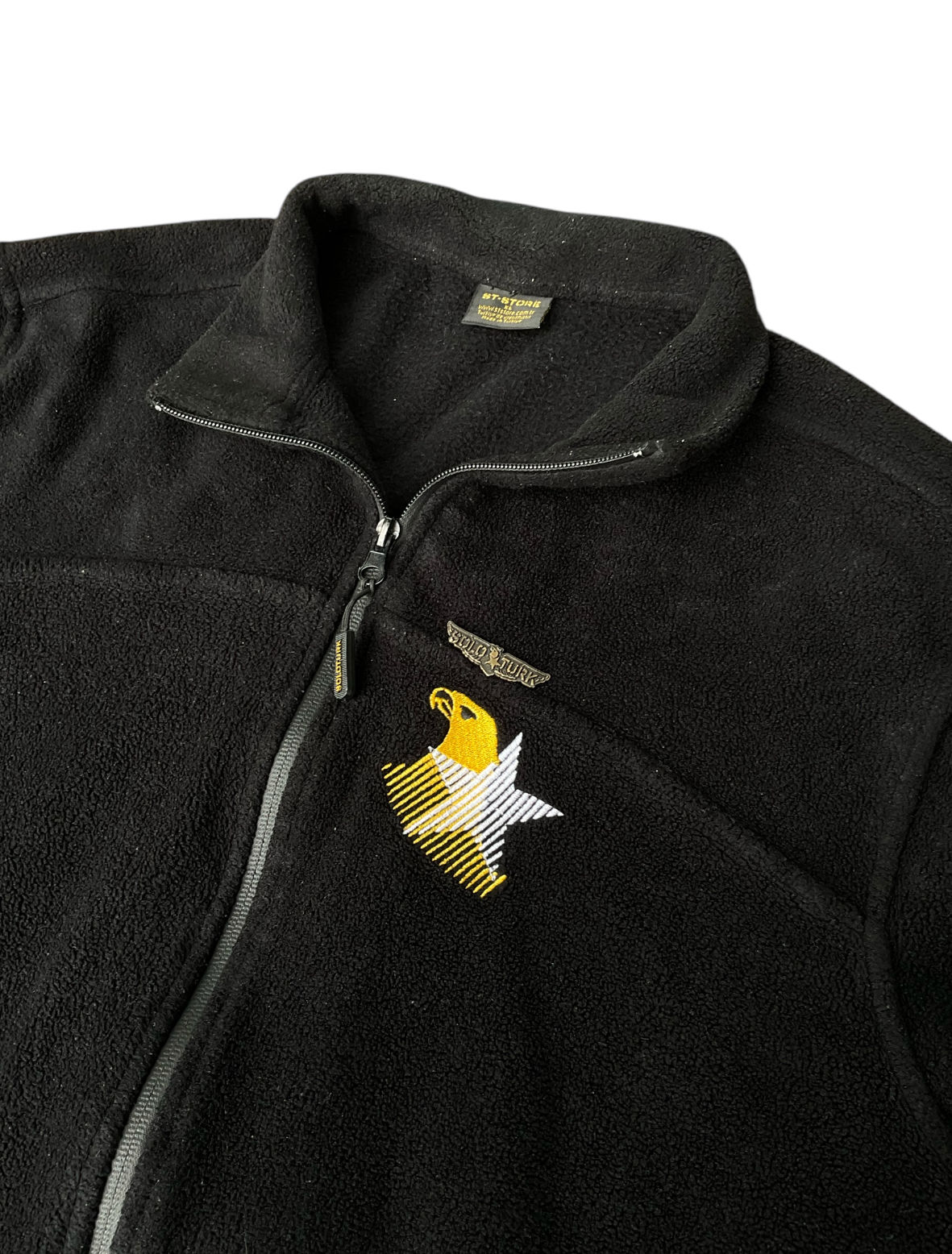 Solotürk Siyah Polar Mont Unisex (XL Beden)