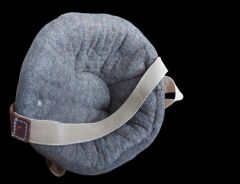 20x20x10 cm. 1940-1950'ler Sovyet Askeri Keçe Dizlik (Çift)