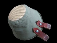 20x20x10 cm. 1940-1950'ler Sovyet Askeri Keçe Dizlik (Çift)