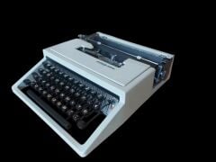 İspanya Olivetti Dora Daktilo (Orjinal Çantasında Çok Temiz Çalışır Durumda)